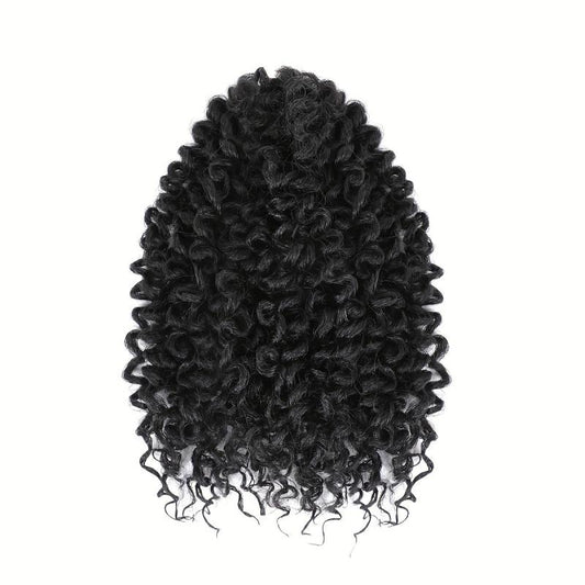 8 Inch Curly Crochet Hair Braids 10 Strands Pack