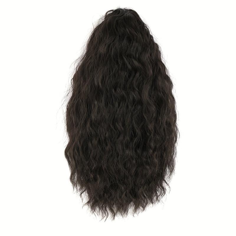 Medium Long Curly Wavy Ponytail Extensions