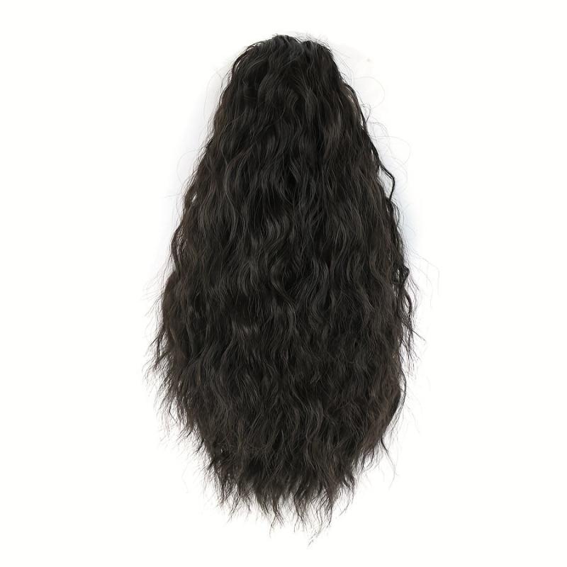 Medium Long Curly Wavy Ponytail Extensions