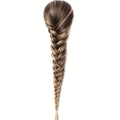 Long Braided Ponytail Extension 35-56 Cm Drawstring Ponytail For Women