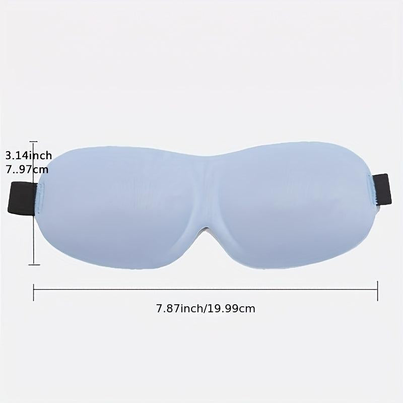 3D Contoured Cup Molded Eye Mask for Travel and Meditation