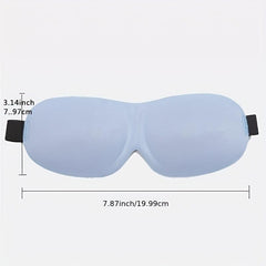 3D Contoured Cup Molded Eye Mask for Travel and Meditation