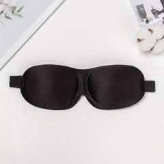 3D Contoured Cup Molded Eye Mask for Travel and Meditation