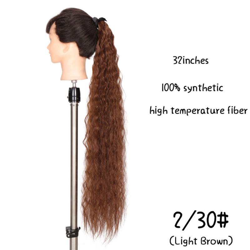 Curly Ponytail Extension Hairpiece For Women Magic Wavy Synthetic Hair