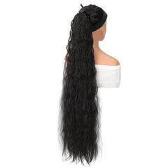 Curly Ponytail Extension Hairpiece For Women Magic Wavy Synthetic Hair