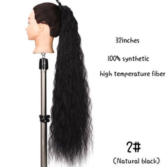 Curly Ponytail Extension Hairpiece For Women Magic Wavy Synthetic Hair