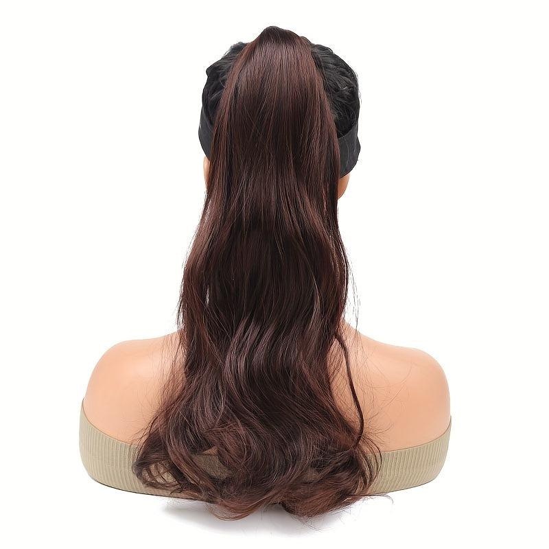 72 cm Long Curly Ponytail Extensions Claw Clip In Synthetic Heat