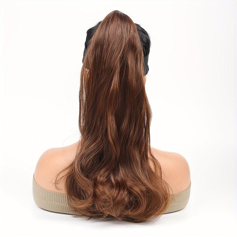 72 cm Long Curly Ponytail Extensions Claw Clip In Synthetic Heat