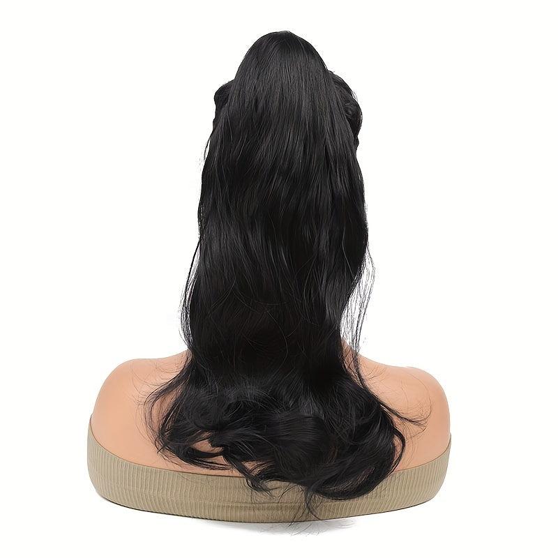 72 cm Long Curly Ponytail Extensions Claw Clip In Synthetic Heat