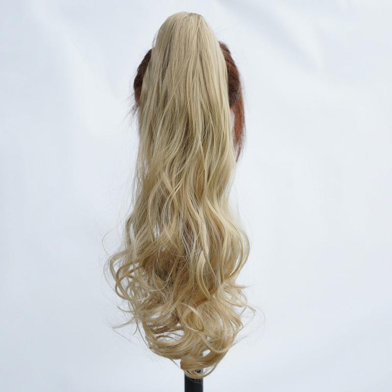 Long Big Wave Ponytail Wig for Women and Girls