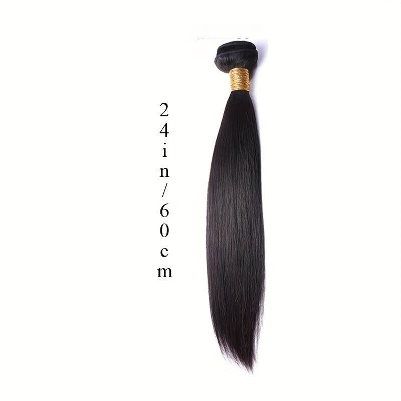 Long Straight Synthetic Hair Bundles Natural Looking 100g