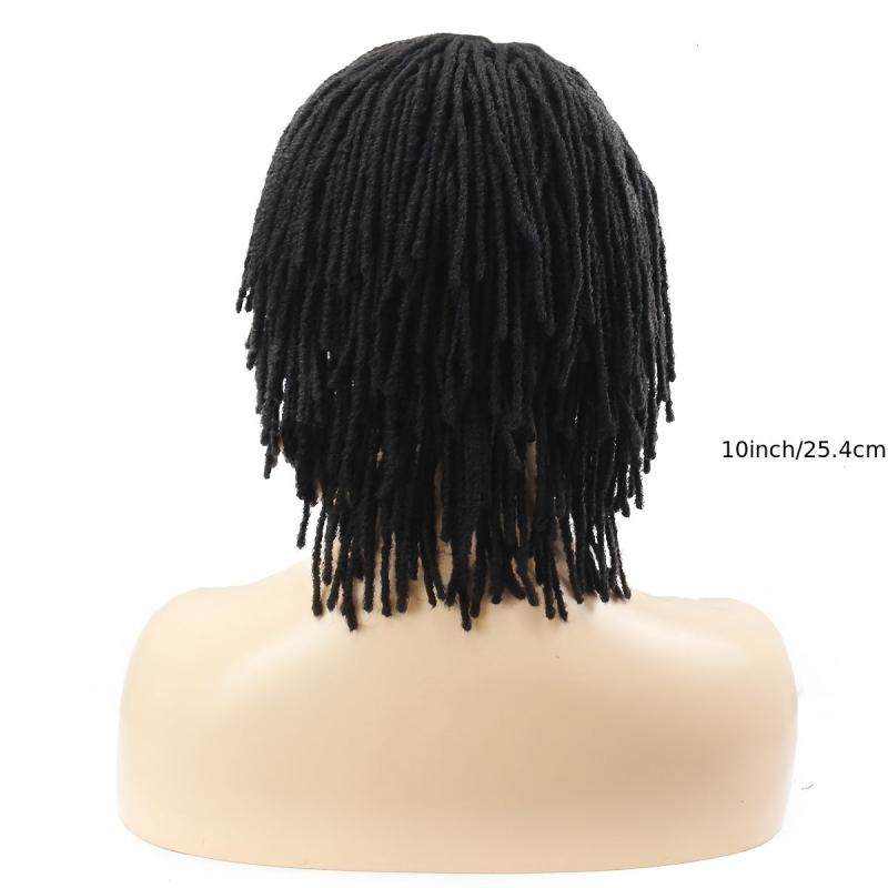 Short Braided Synthetic Wig for Women - Perfect for Parties and Daily Use