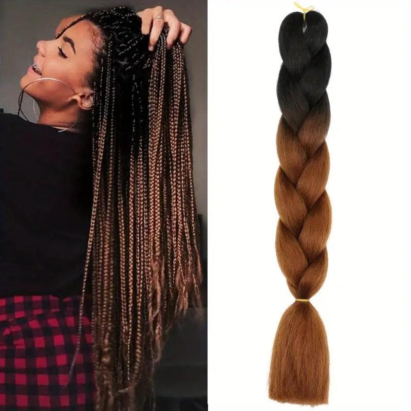 60 96 Cm Jumbo Braid Extensions Ombre Hair Packs For Women Girls