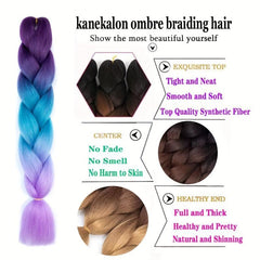 60 96 Cm Jumbo Braid Extensions Ombre Hair Packs For Women Girls