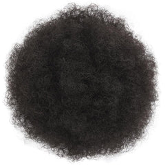 Multicolored Curly Hair Extension Drawstring Clip-In Hair Bun