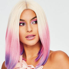 Charming Rainbow Blooming Wig Fantasy Collection Synthetic Hair Wig