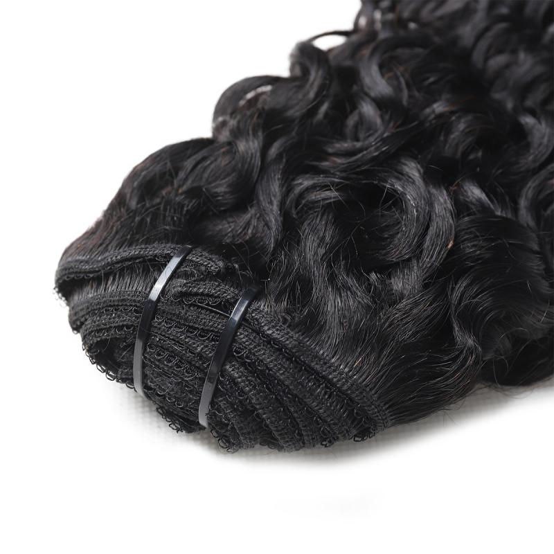Brazilian Water Wave Clip In Hair Extensions 8Pcs Set 10-24 Inch 120G