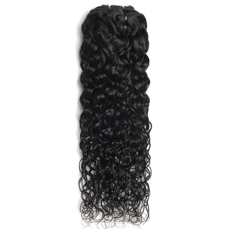 Brazilian Water Wave Clip In Hair Extensions 8Pcs Set 10-24 Inch 120G