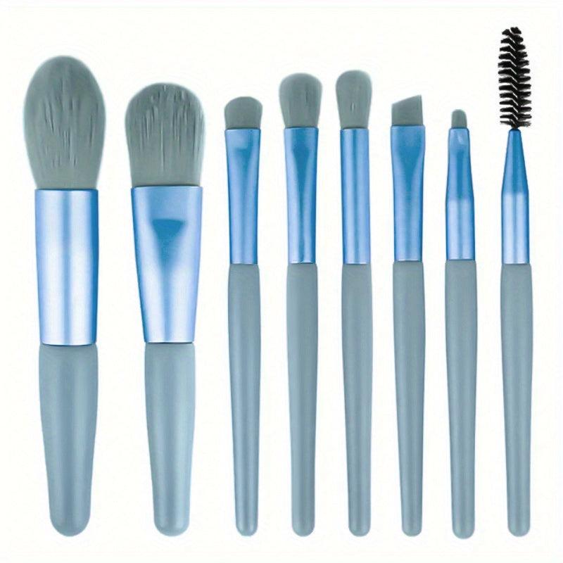 Portable Mini Makeup Brush Set with Case