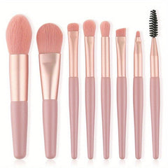 Portable Mini Makeup Brush Set with Case