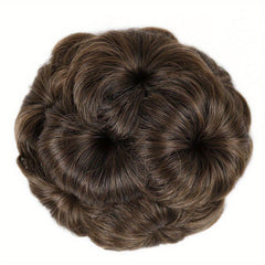 Natural Looking Hair Bun Extension Synthetic Hair Pieces For Women