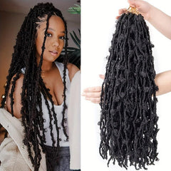 6pack 60 Butterfly Locs Crochet Hair Extensions Long Faux Locs Crochet Braids