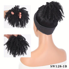 Synthetic Hair Updo Wig Curly Ponytail High Temp Fiber Bun
