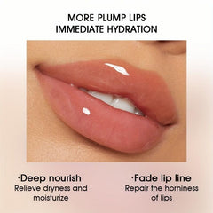 Fruit Flavors Lip Balm Moisturizing Lip Plumper Jelly Tinted Lip Mask
