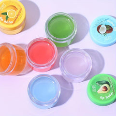Fruit Flavors Lip Balm Moisturizing Lip Plumper Jelly Tinted Lip Mask