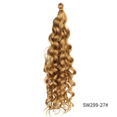 50 8 Cm Synthetic Pre Stretched Deep Wave Crochet Hair Extensions