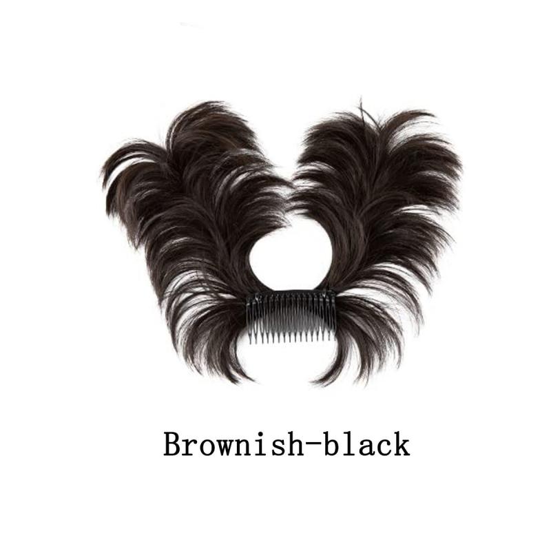 Synthetic Fluffy Messy Bun Updo HairPiece For Women Clip In Chignon Short