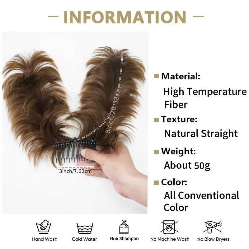 Synthetic Fluffy Messy Bun Updo HairPiece For Women Clip In Chignon Short