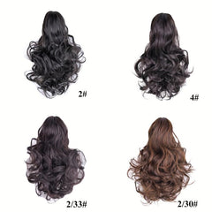 Brown Ponytail Extension Claw Clip Ponytails 25 Ponytail Extensions For Women