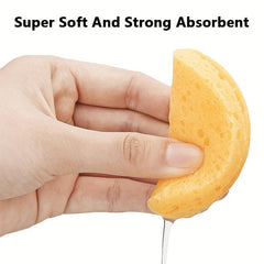 10pcs Compressed Facial Sponges Daily Cleansing Exfoliating Natural Spa Sponge