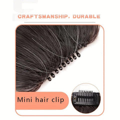 Curly Hair Bangs with Sideburns Clip-In Extensions