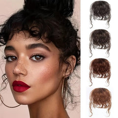 Curly Hair Bangs with Sideburns Clip-In Extensions