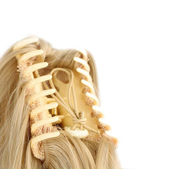 Claw Ponytail Curly Wavy Extensions Clip In Hair Natural Look
