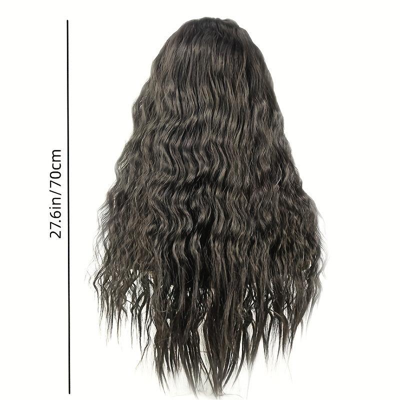 Long Curly Wavy Hair Wig For Women Water Wave Synthetic Wig
