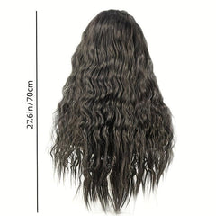 Long Curly Wavy Hair Wig For Women Water Wave Synthetic Wig