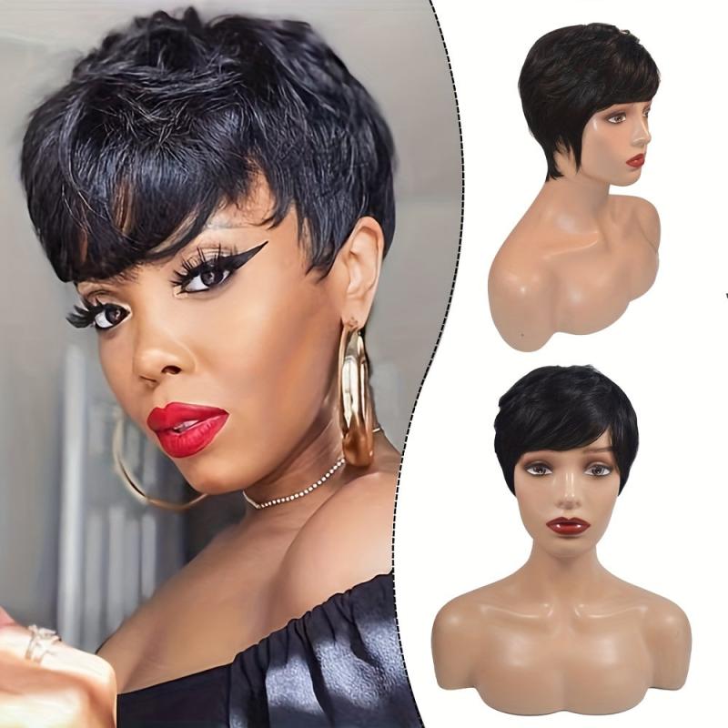 100% Human Hair Short Wig for Women