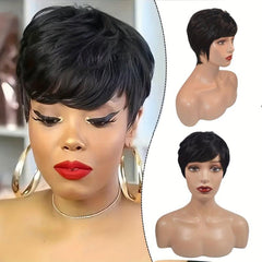 100% Human Hair Short Wig for Women