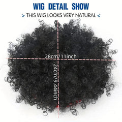 Short Curly Headband Wigs for Women