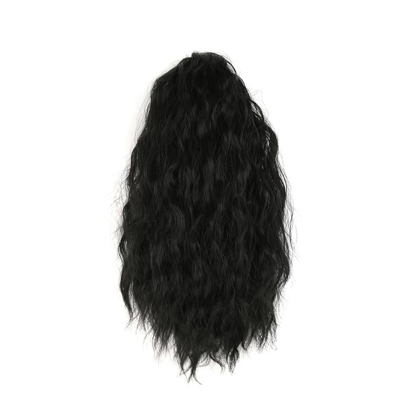 Short Wavy Ponytail Extensions Synthetic Clip In Hair Extensions