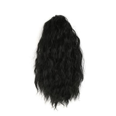 Short Wavy Ponytail Extensions Synthetic Clip In Hair Extensions