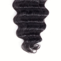 100% Peruvian Loose Deep Wave Human Hair Bundles - Natural Deep Curly Weave