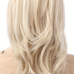 Synthetic Blonde Ponytail Extension Curly Hairpiece Short Bun