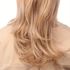 Synthetic Blonde Ponytail Extension Curly Hairpiece Short Bun