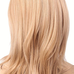 Synthetic Blonde Ponytail Extension Curly Hairpiece Short Bun