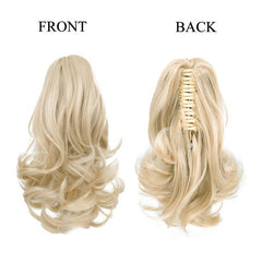 Brown Ponytail Extension Claw Clip 30 48 Cm Ponytail Extensions