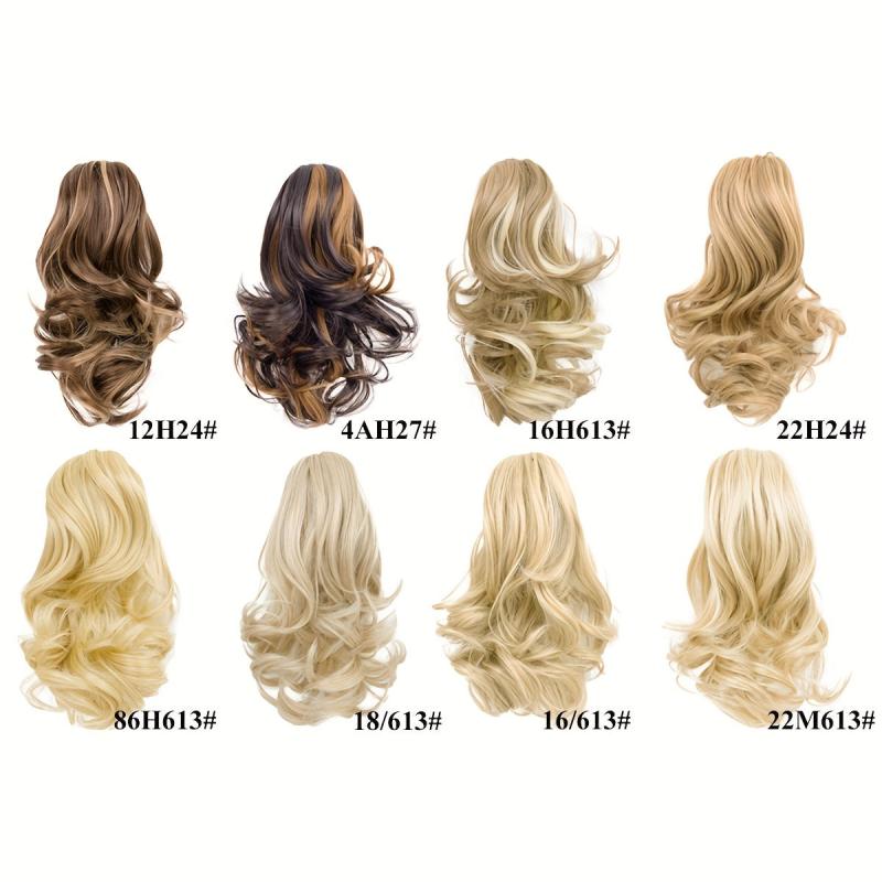 Brown Ponytail Extension Claw Clip 30 48 Cm Ponytail Extensions